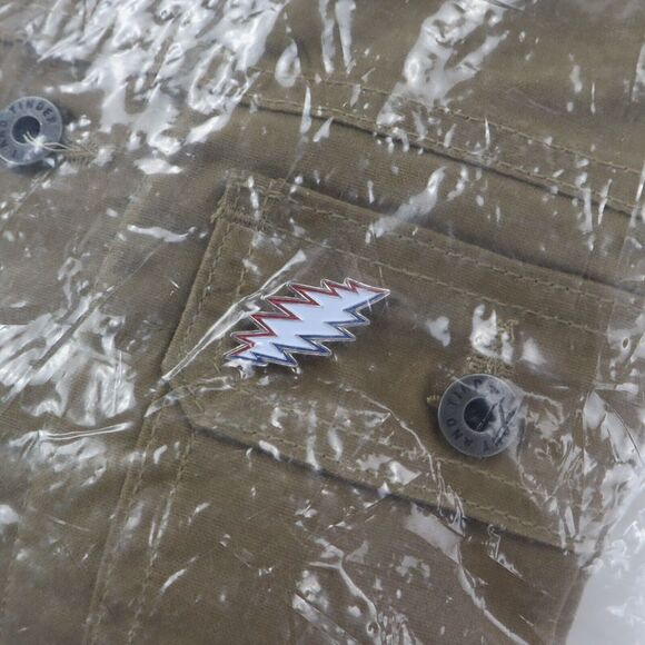 Huckberry x Grateful Dead Flannel-Lined Waxed Trucker Jacket Flint & Tinder S - Picture 12 of 14